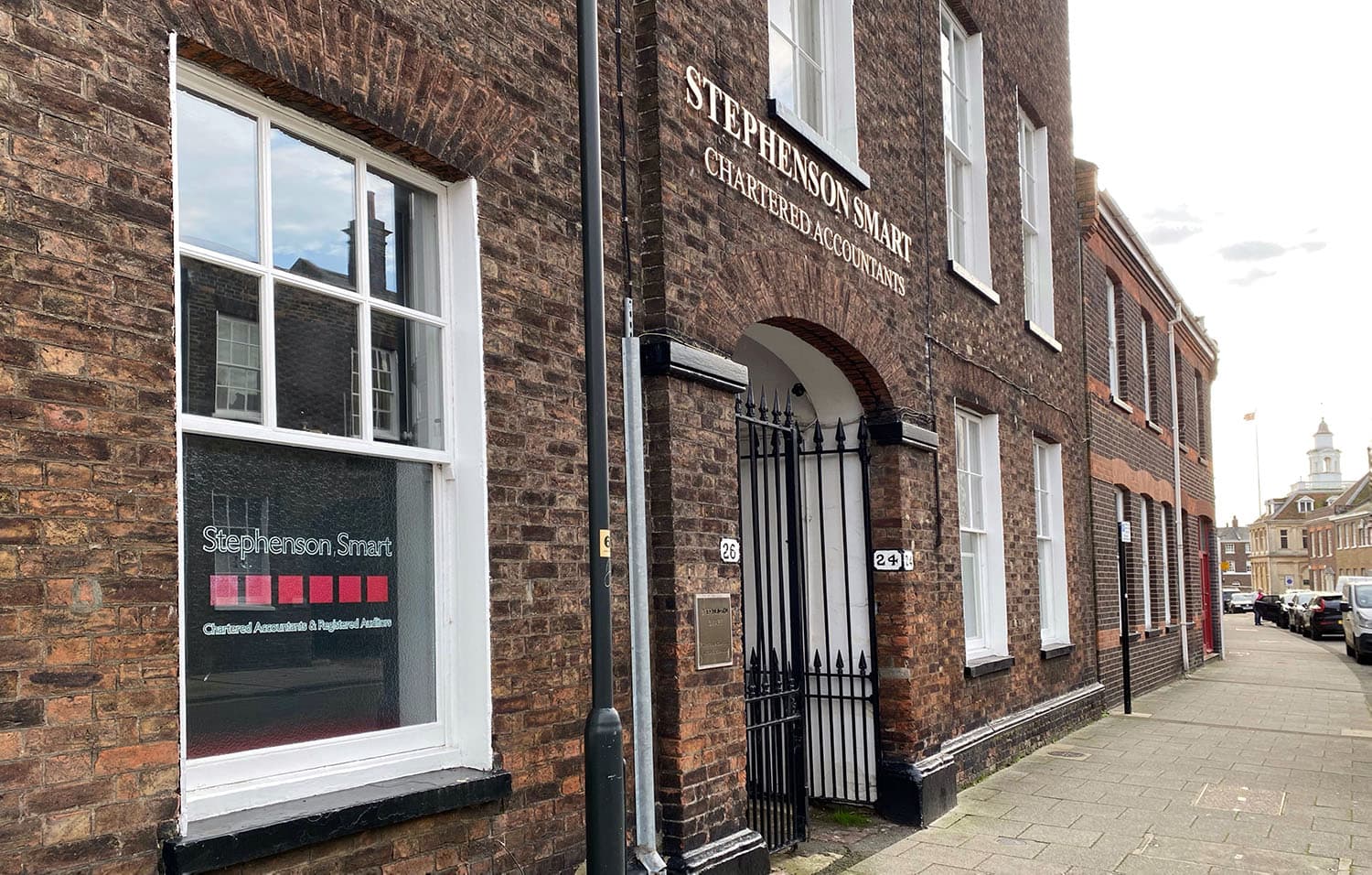 The front of the King's Lynn office of Stephenson Smart accountants.